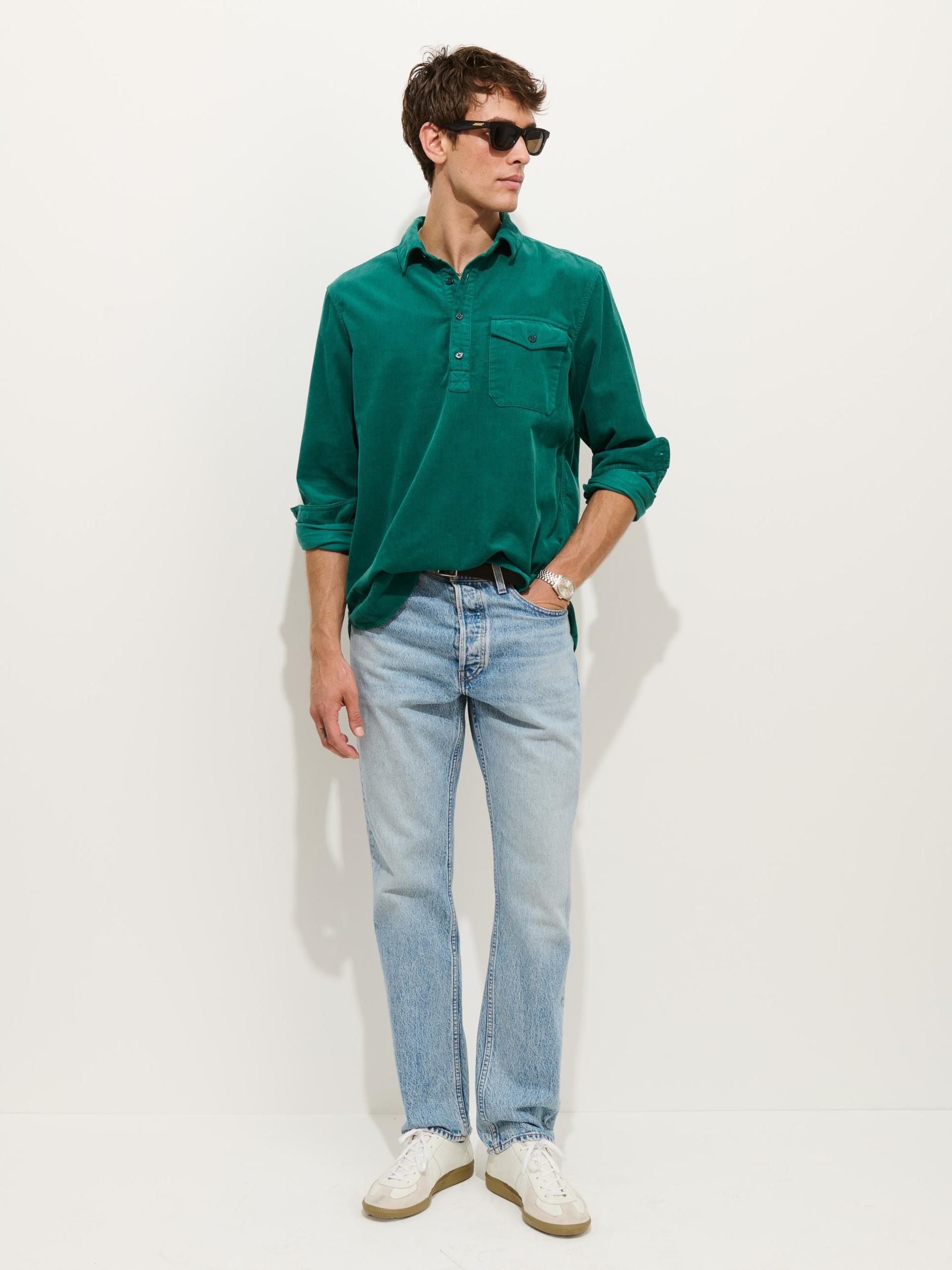 Carter Popover Shirt In Fine Wale Corduroy Product Image