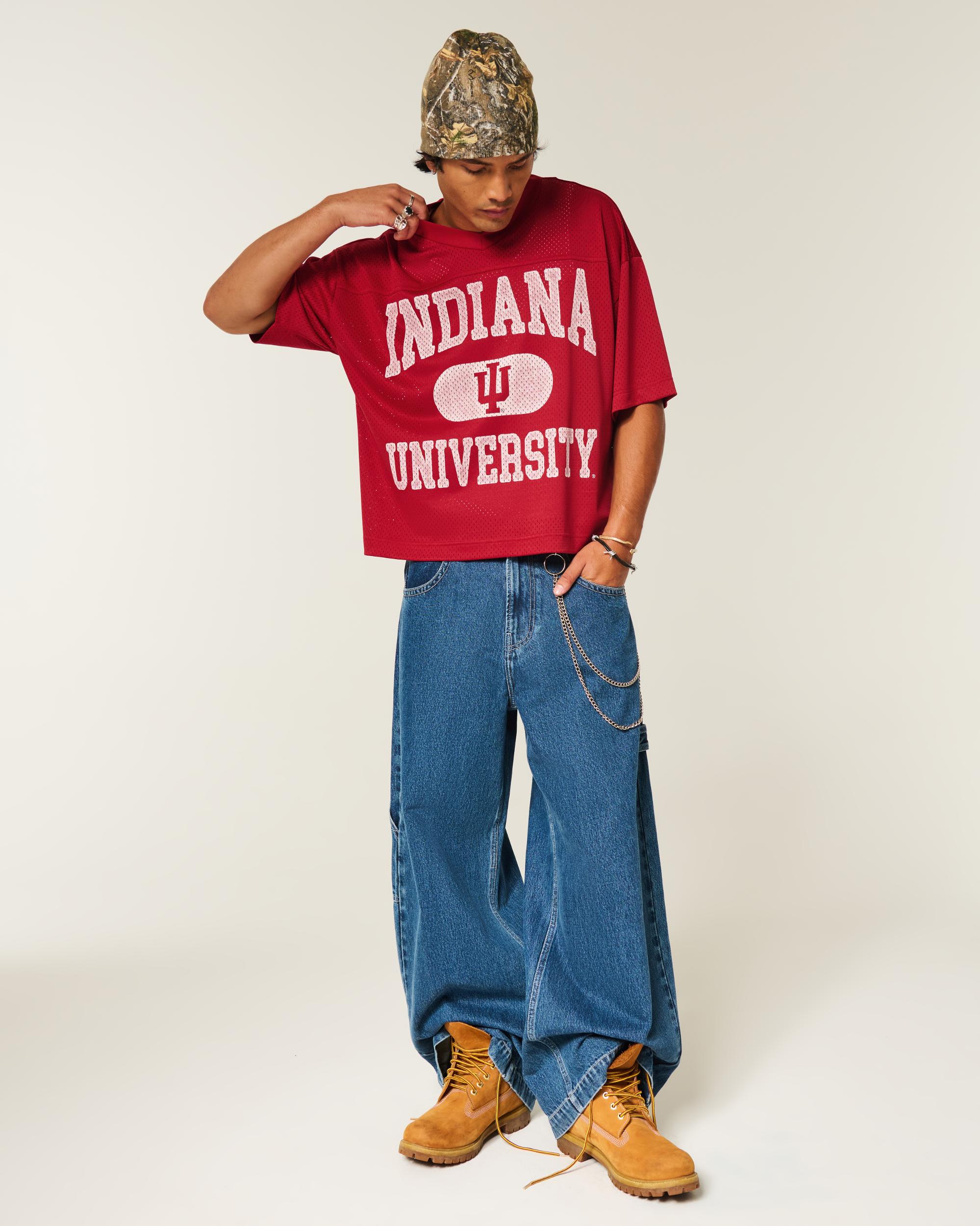 Indiana University Hoosiers Graphic Football Jersey Product Image