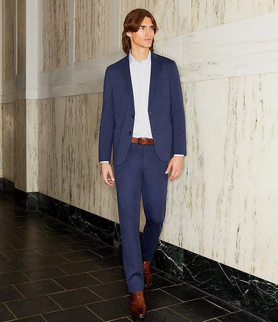 Murano Wardrobe Essentials Solid Slim-Fit Suit Separates Knit Blazer Product Image