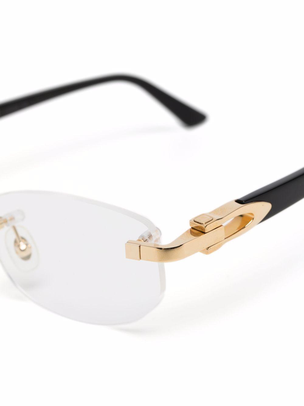frameless rounded glasses Product Image