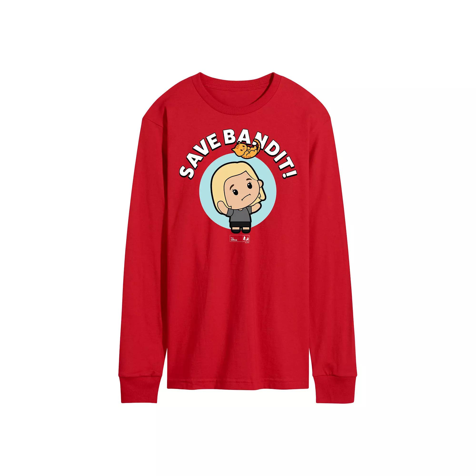 Men's The Office Save Bandit Long Sleeve,  Product Image
