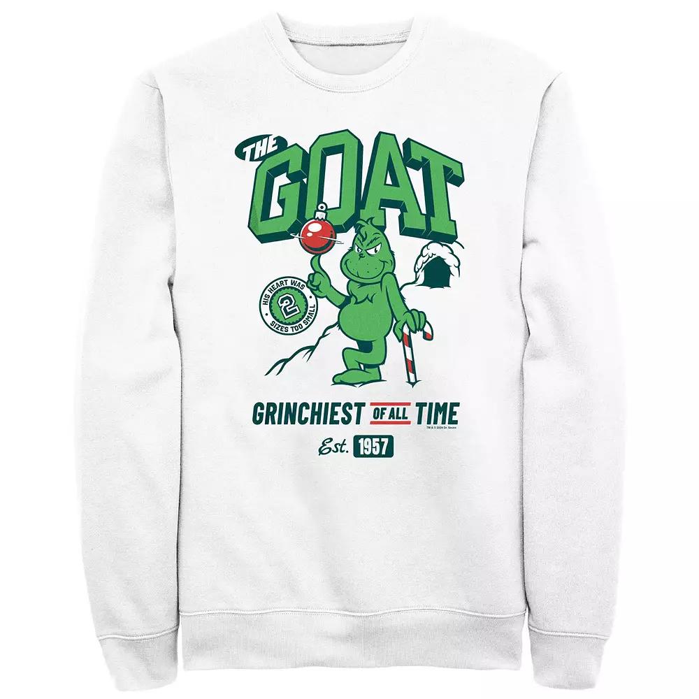 Big & Tall Dr. Seuss Grinch Grinchiest Of All Time Graphic Fleece, Men's,  Product Image