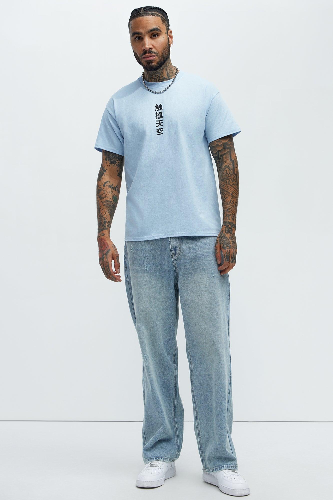 Touch The Sky Short Sleeve Tee - Light Blue Product Image