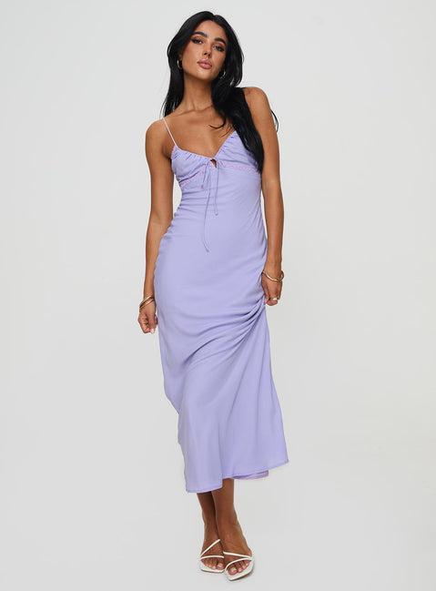 Emily Maxi Dress Lilac Product Image