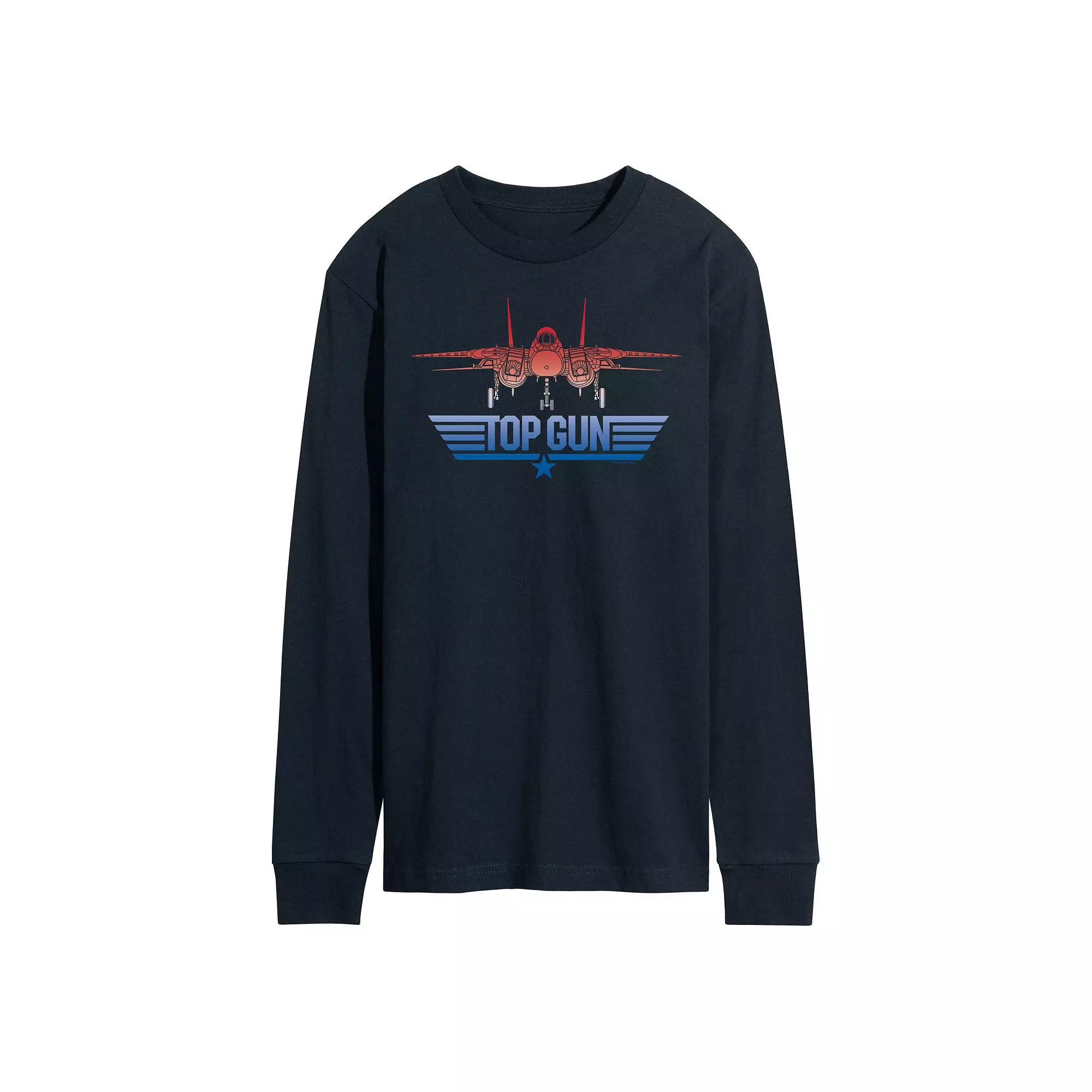 Men's Top Gun Logo Long Sleeve Tee,  Product Image