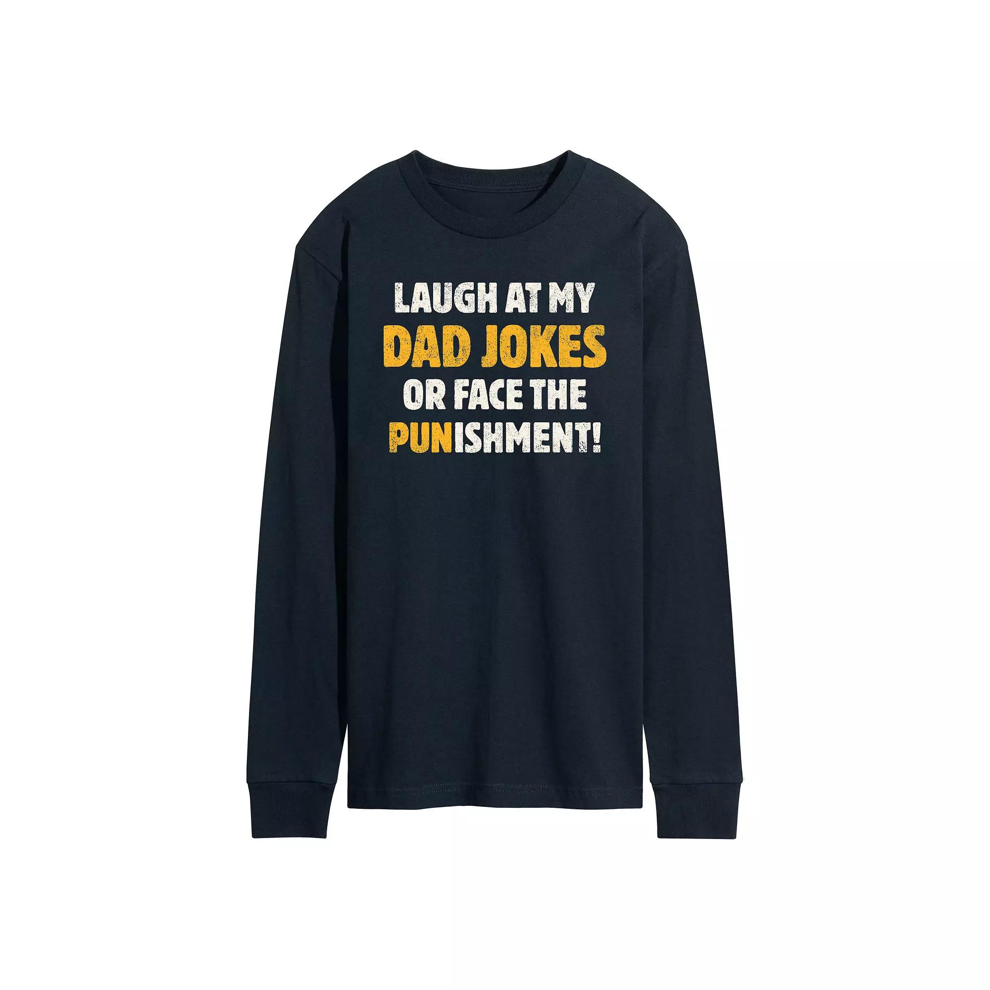 Men's Friends Welcome To The Real World Long Sleeve Graphic Tee,  Product Image