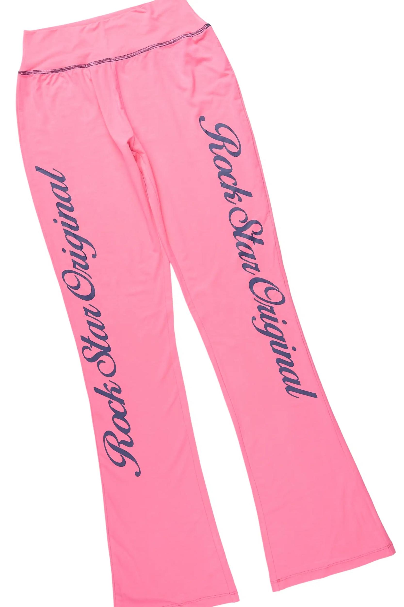 Desmine Hot Pink Lounge Trackset Female Product Image