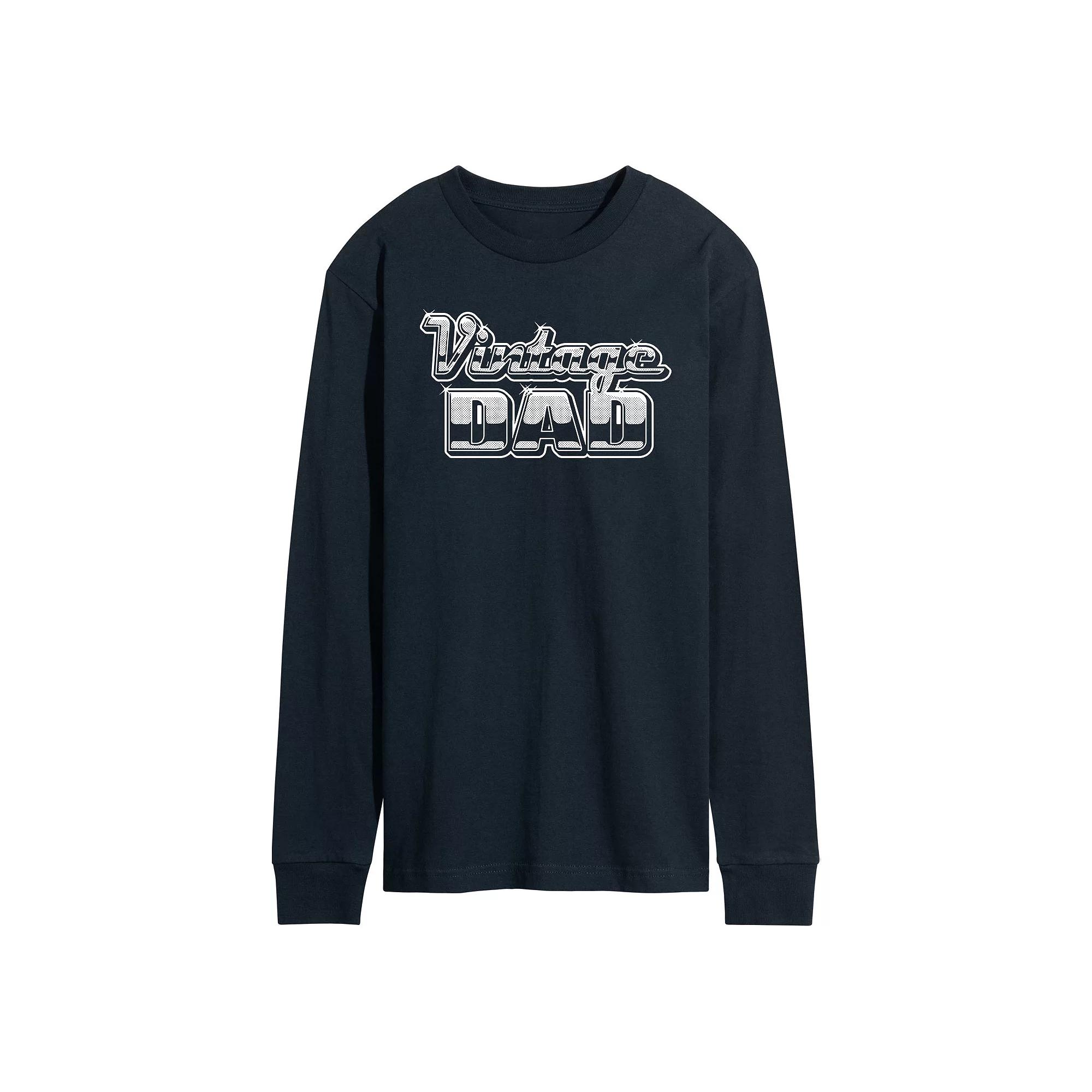 Men's Vintage Dad Chrome Graphic Tee,  Product Image