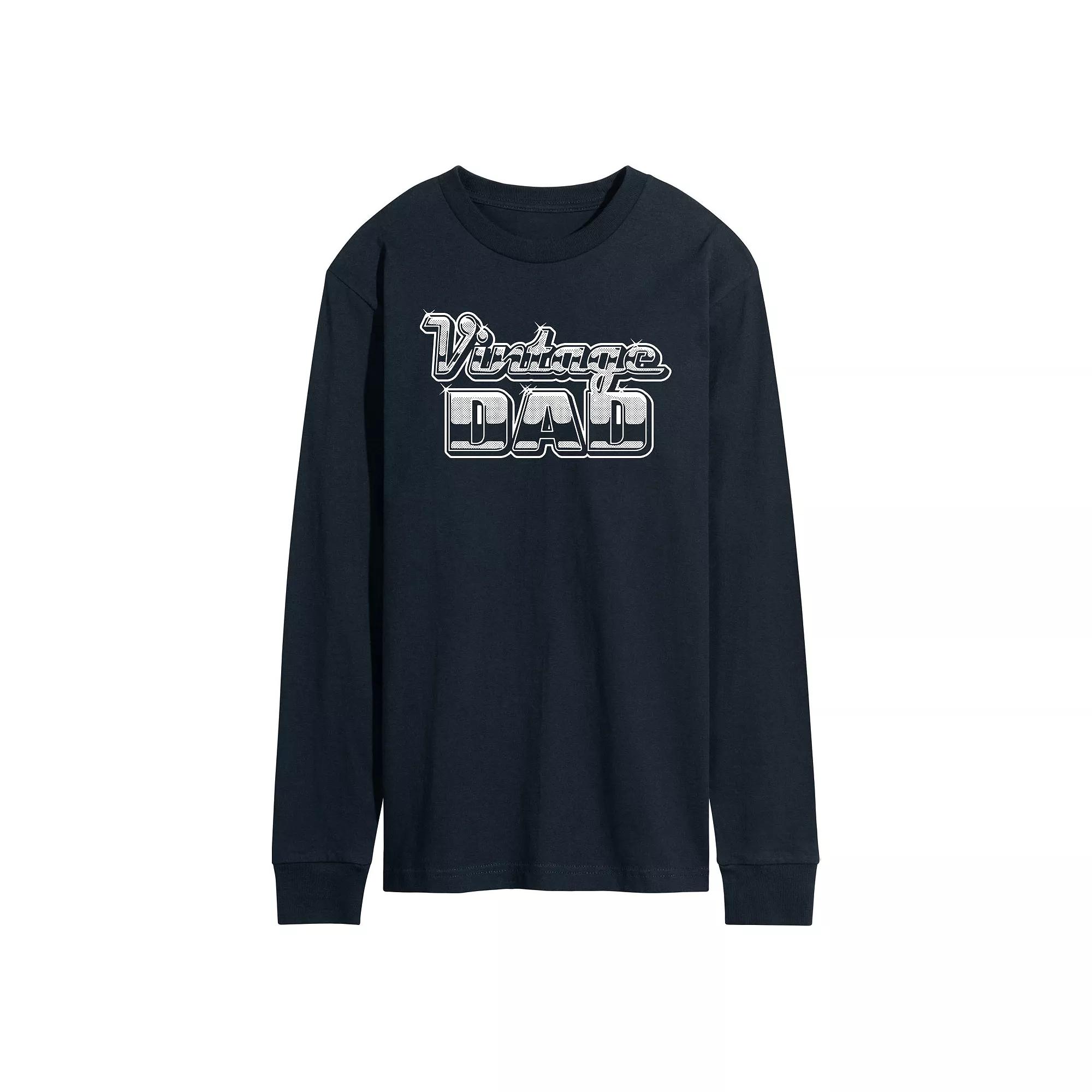 Men's Vintage Dad Chrome Graphic Tee,  Product Image