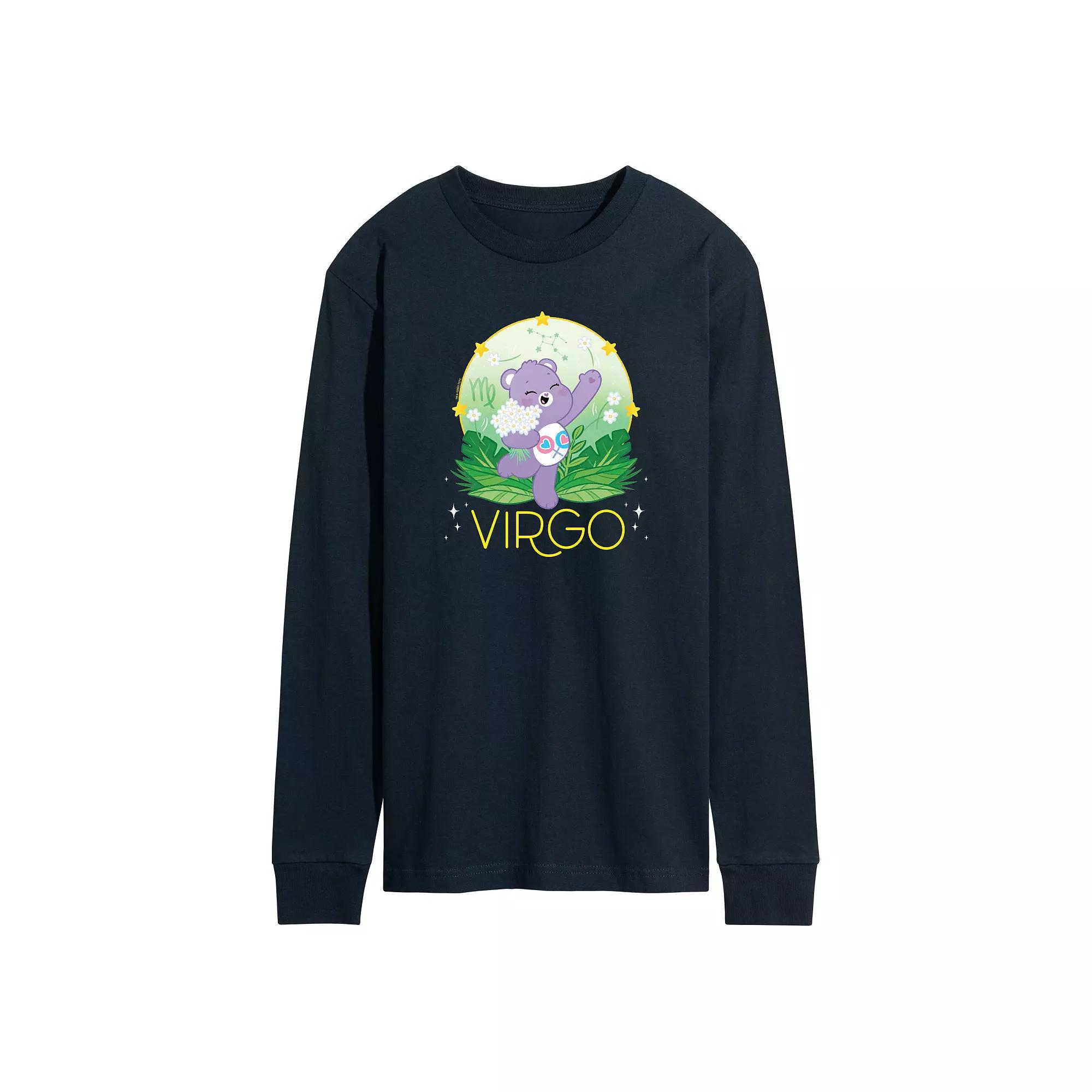 Men's Care Bears Virgo Long Sleeve Graphic Tee,  Product Image