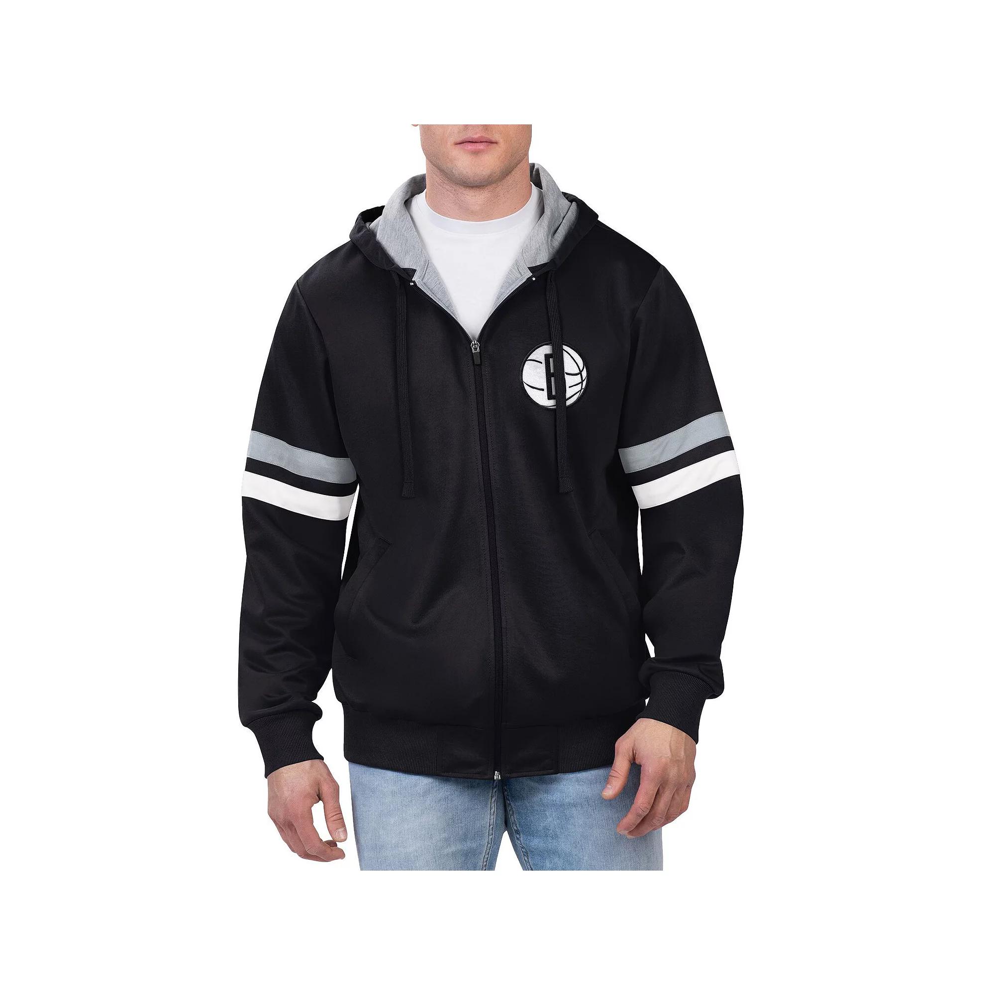 Men's G-III Sports by Carl Banks Purple Charlotte Hornets Contender Full-Zip Hoodie Jacket,  Product Image