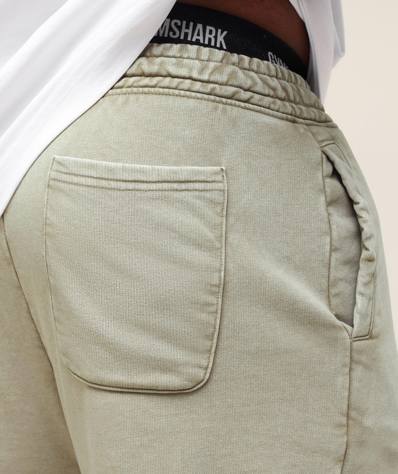 Gymshark Heritage 5" Shorts - Stone Grey Male Product Image