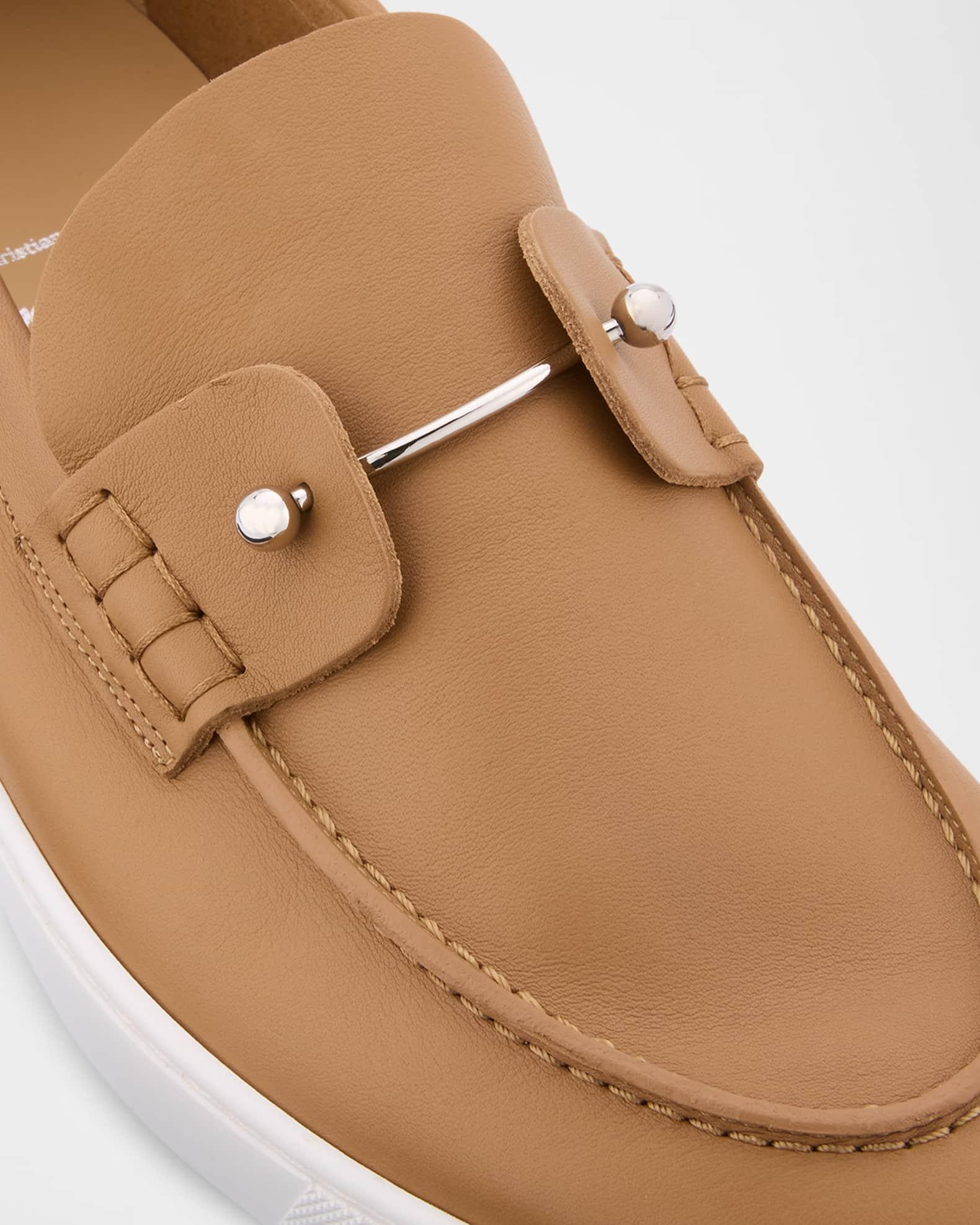 Mens Tonal Suede Loafers Product Image