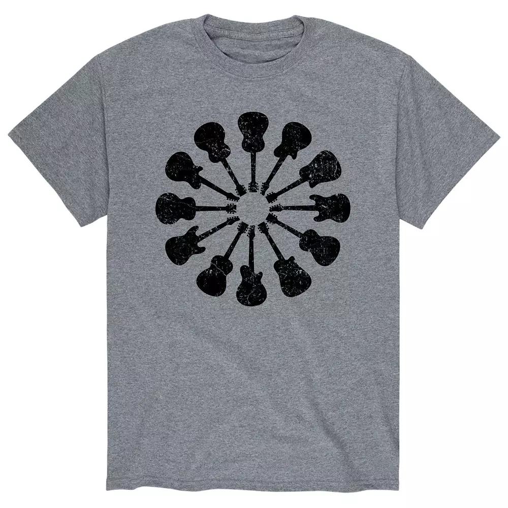Men's Guitars Circular Tee,  Product Image