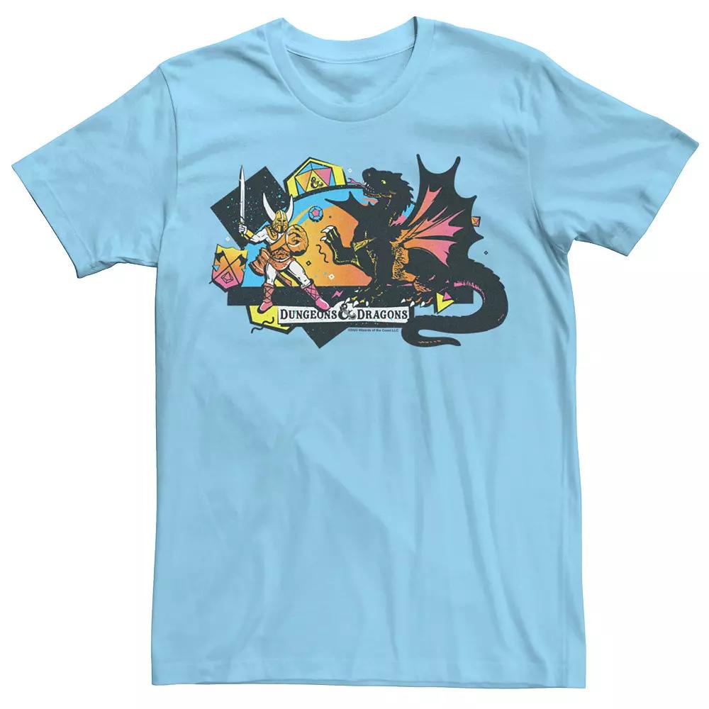 Men's Dungeons & Dragons 80s Battle Graphic Tee,  Product Image