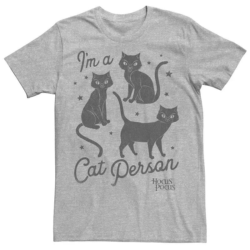Men's Hocus Pocus Cat Person Text Tee,  Product Image