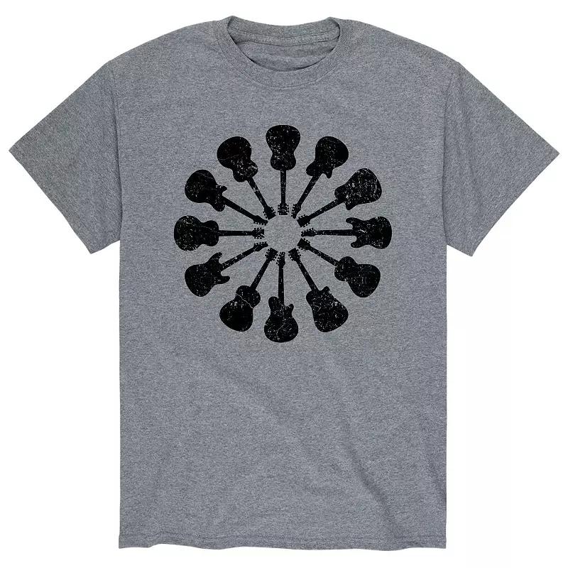Men's Guitars Circular Tee,  Product Image