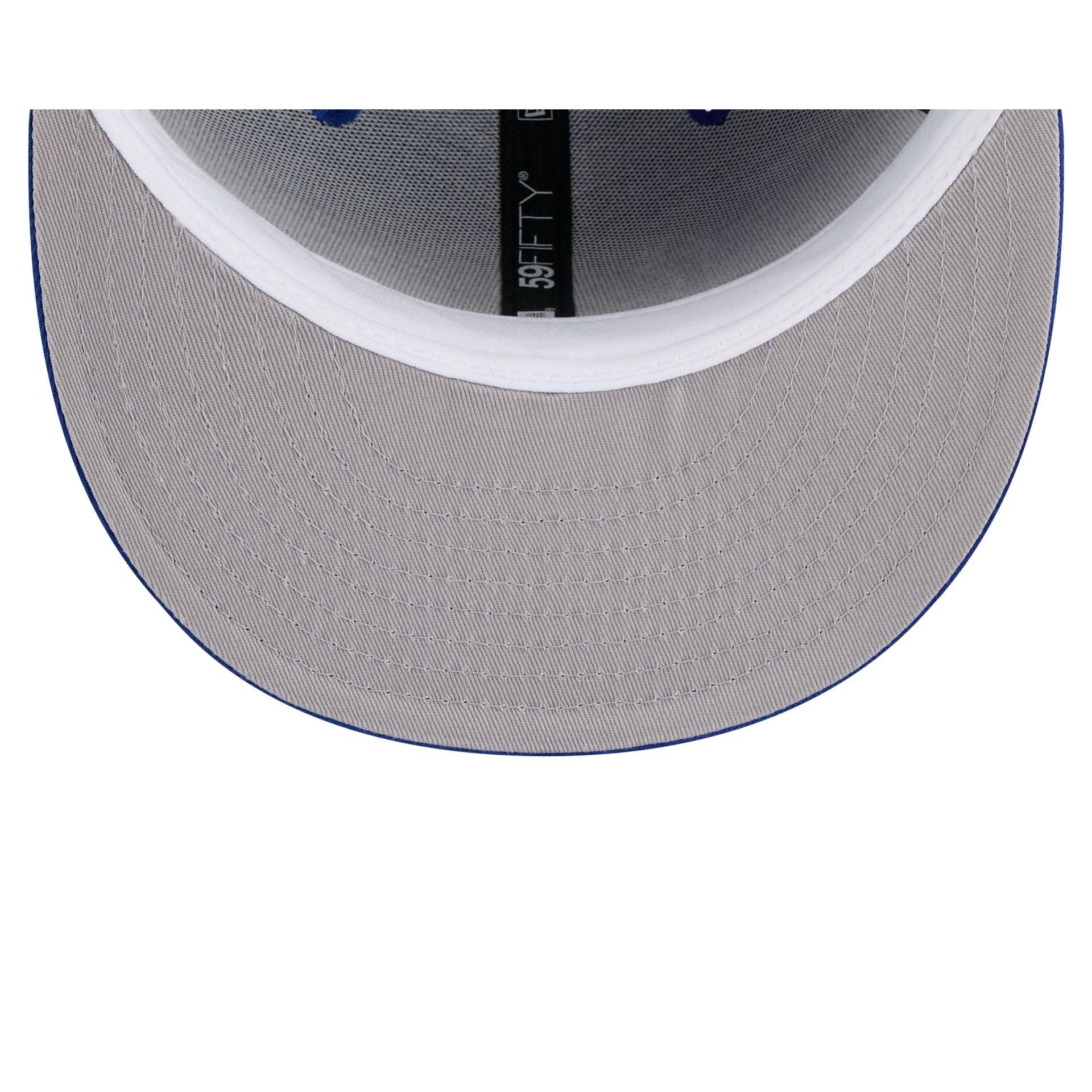 Philadelphia 76ers Navy Denim 59FIFTY A-Frame Fitted Hat Male Product Image