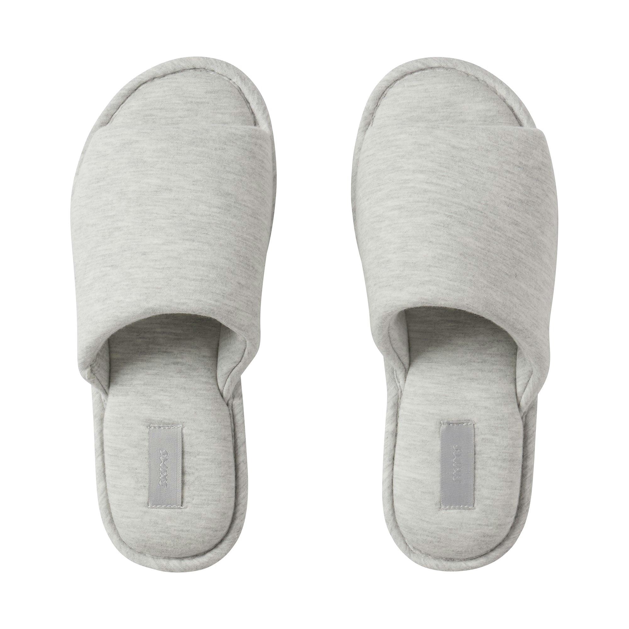MENS COTTON SLIPPER | LIGHT HEATHER GREY Product Image