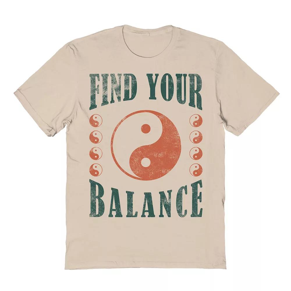 Men's COLAB89 by Threadless Balance Graphic Tee, Size: XL, Brown Product Image