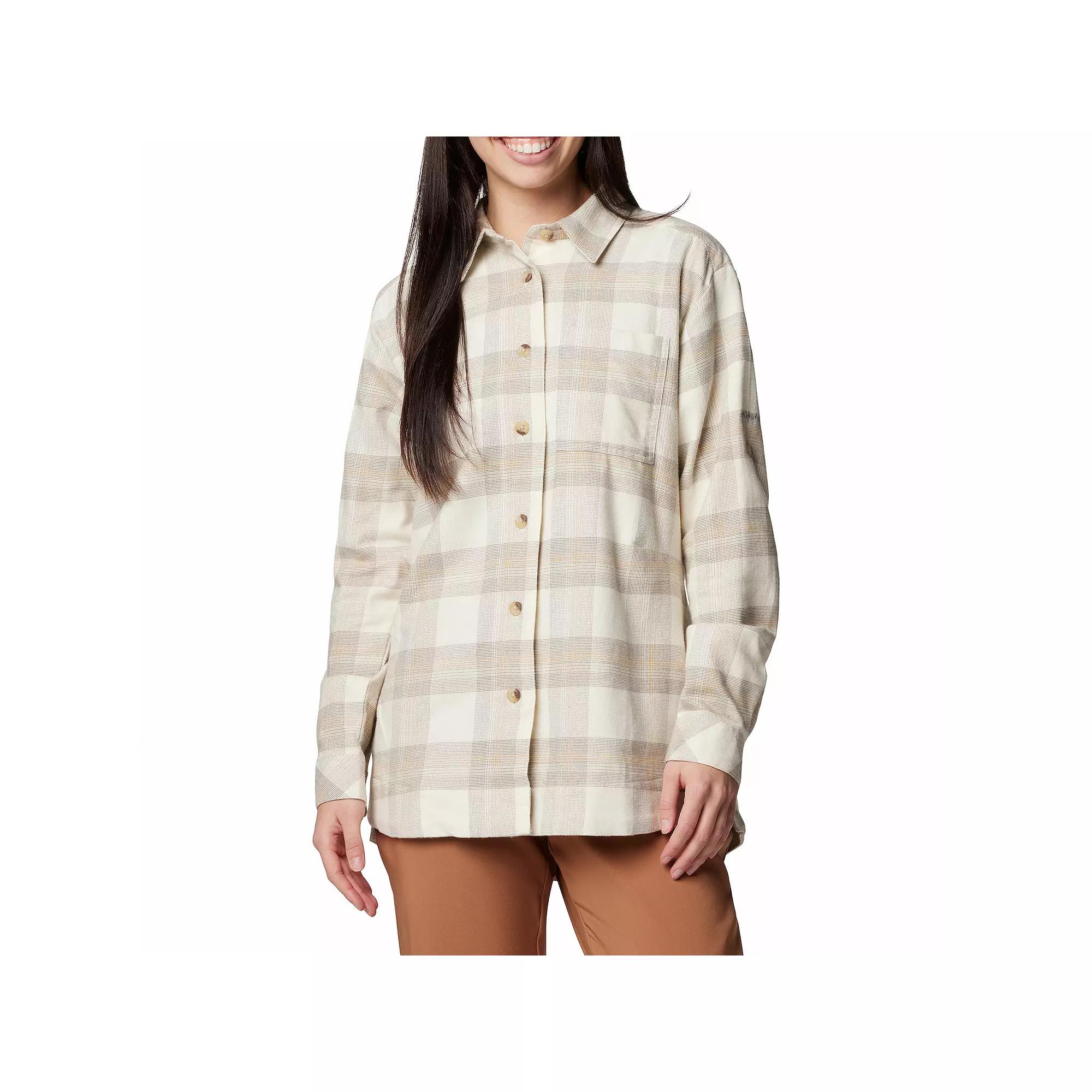 Women's Columbia Holly Hideaway™ Cotton Flannel Shirt,  Product Image