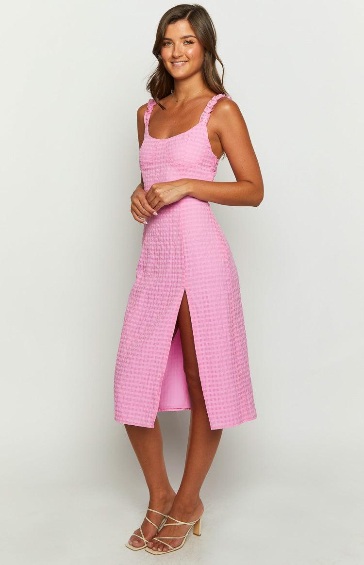 Jessie Pink Midi Dress Baby Product Image