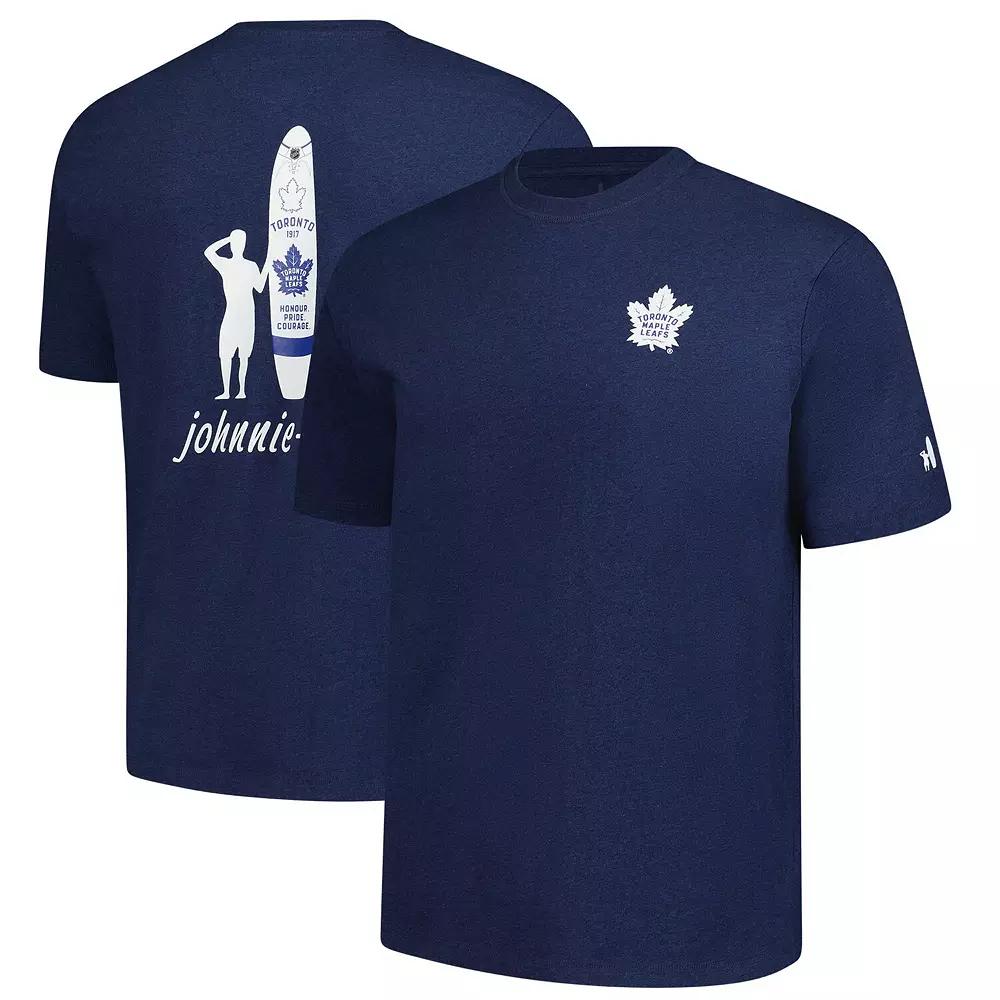 Men's johnnie-O Navy Toronto Maple Leafs Heathered Spencer T-Shirt,  Product Image