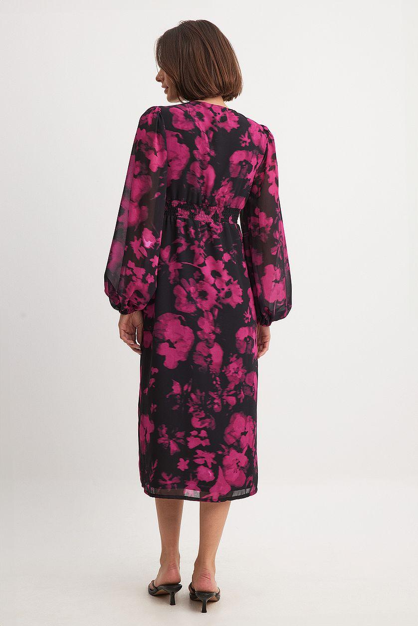 Buttons Front Midi Dress Product Image