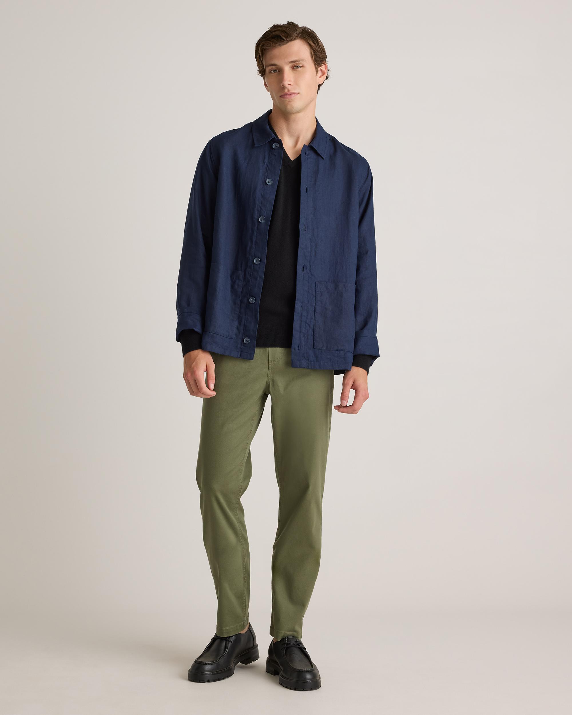 Quince | Men's Mongolian Cashmere V-Neck Sweater Product Image