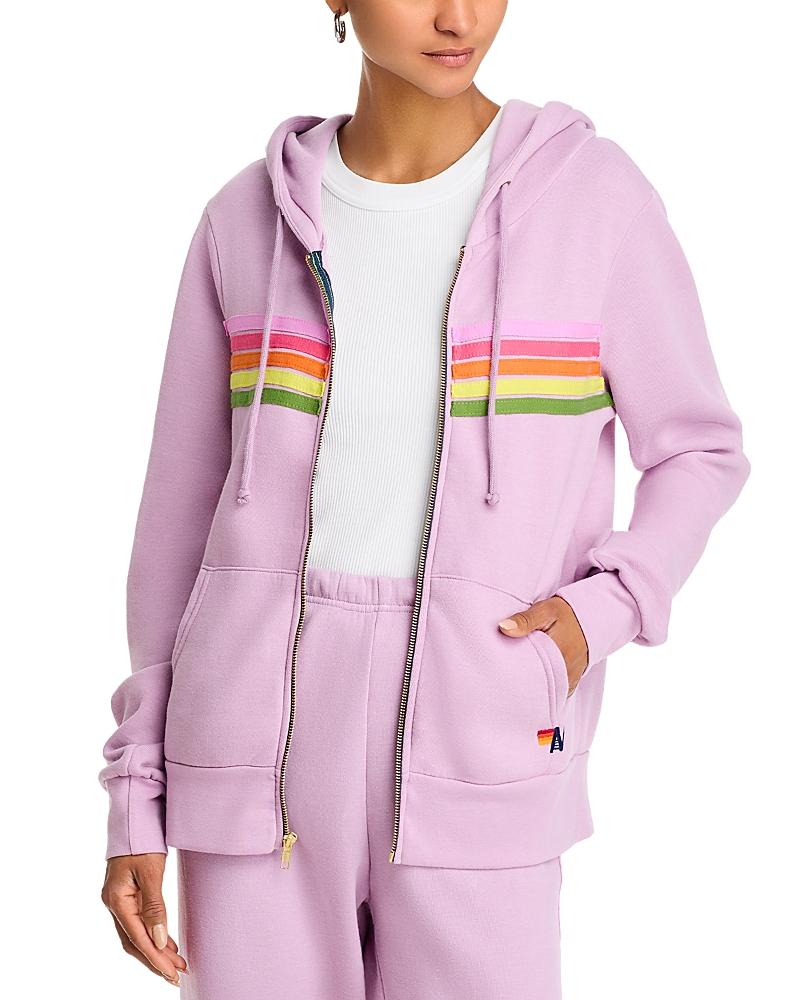 Aviator Nation Rainbow Stripe Hoodie Product Image