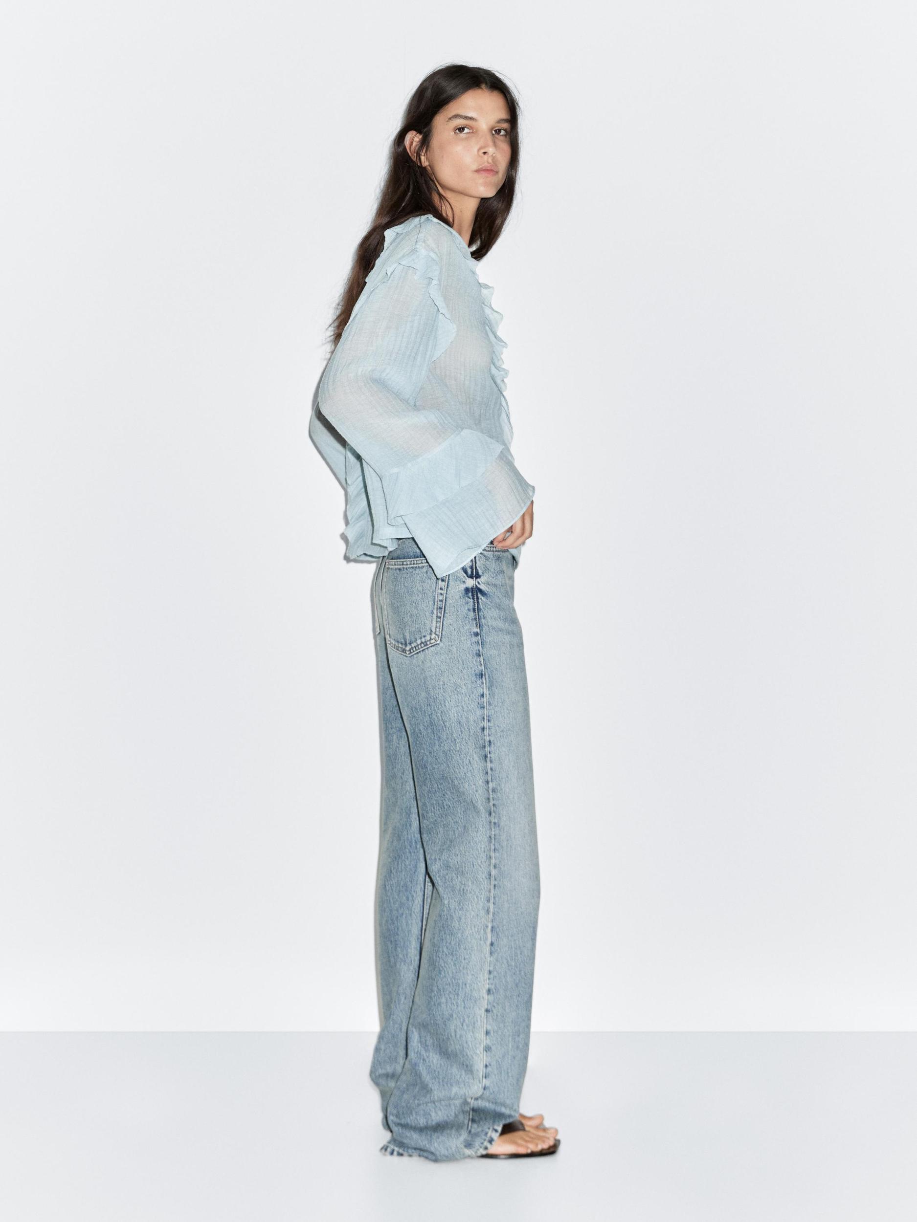 Low-rise straight-leg jeans Product Image