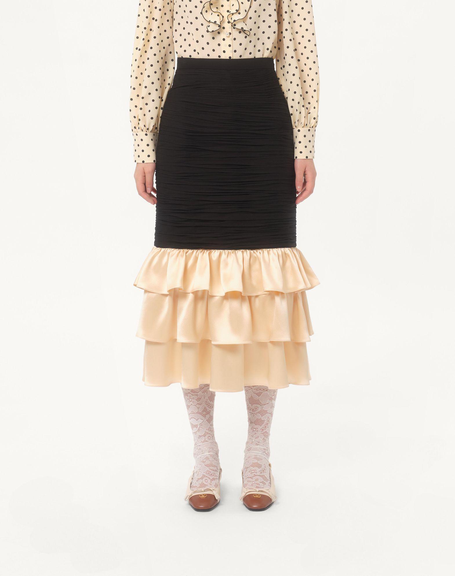 Midi Skirt In Light Georgette Product Image