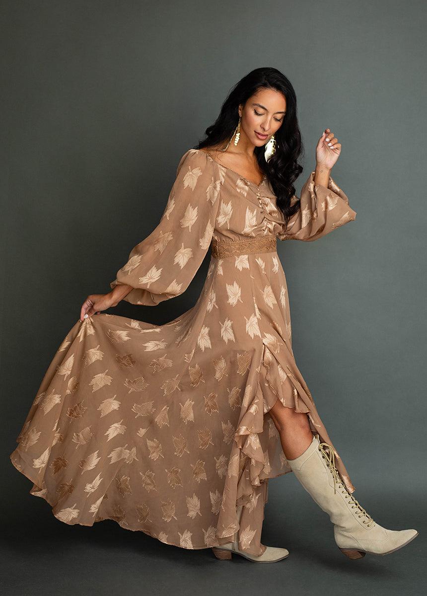 Isabella Dress in Latte Female Product Image