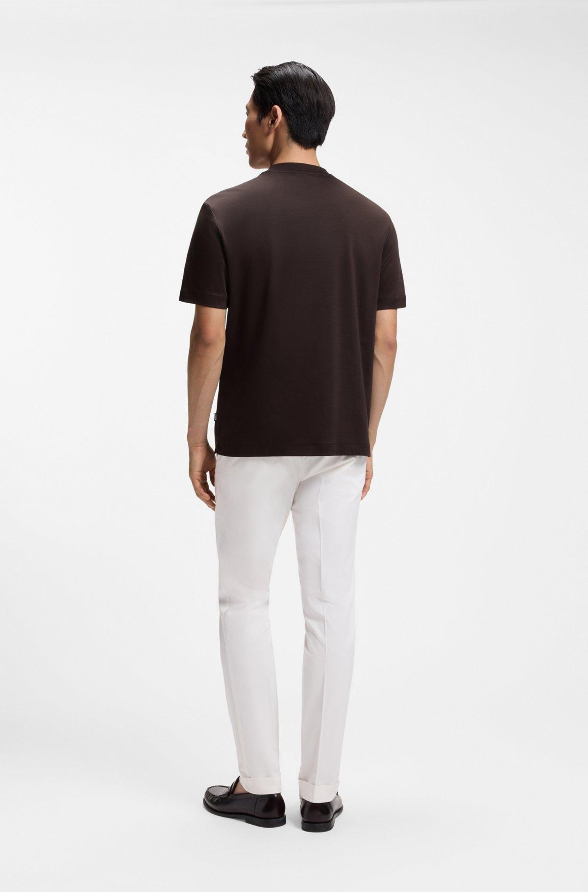 Mercerized-cotton T-shirt with Double B monogram Product Image