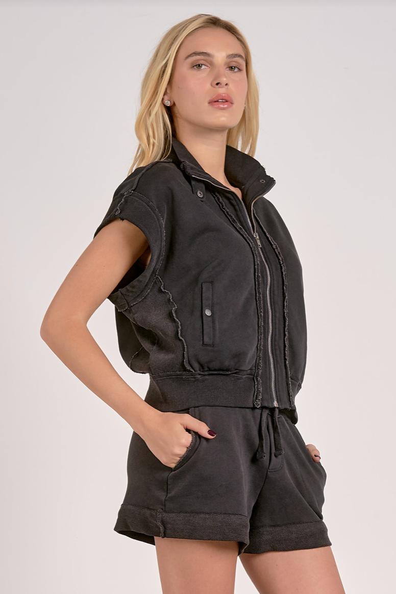 Emily Zip Front Top Product Image