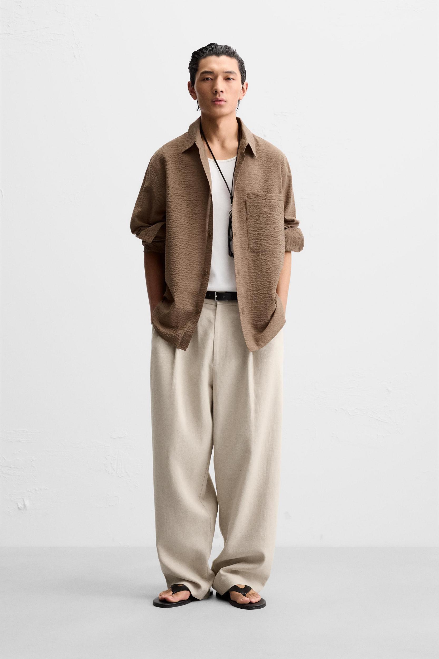 TEXTURED JACQUARD SHIRT Product Image