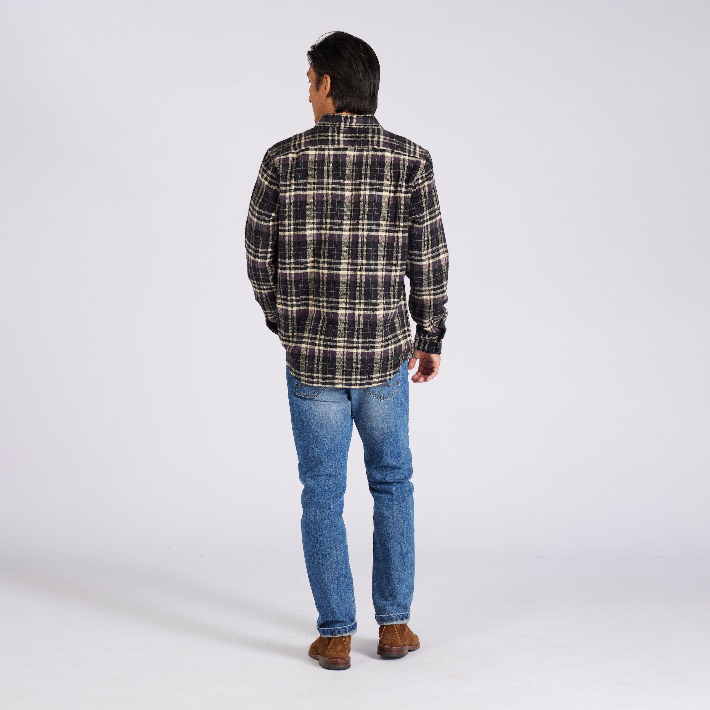 Herringbone Heritage Flannel - Black Cream Product Image