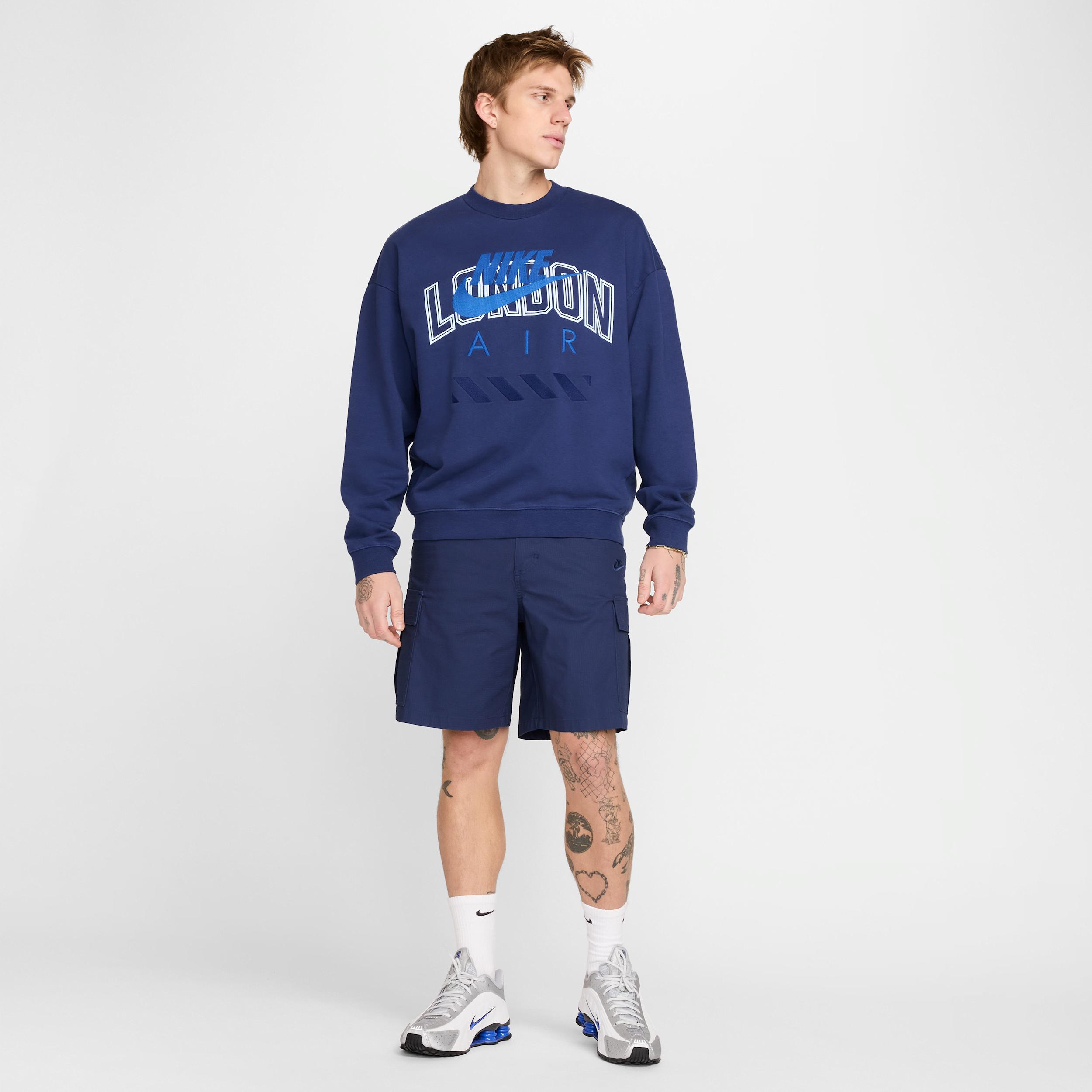 Nike Mens Air London Fleece Crew | HQ1099-492 Product Image