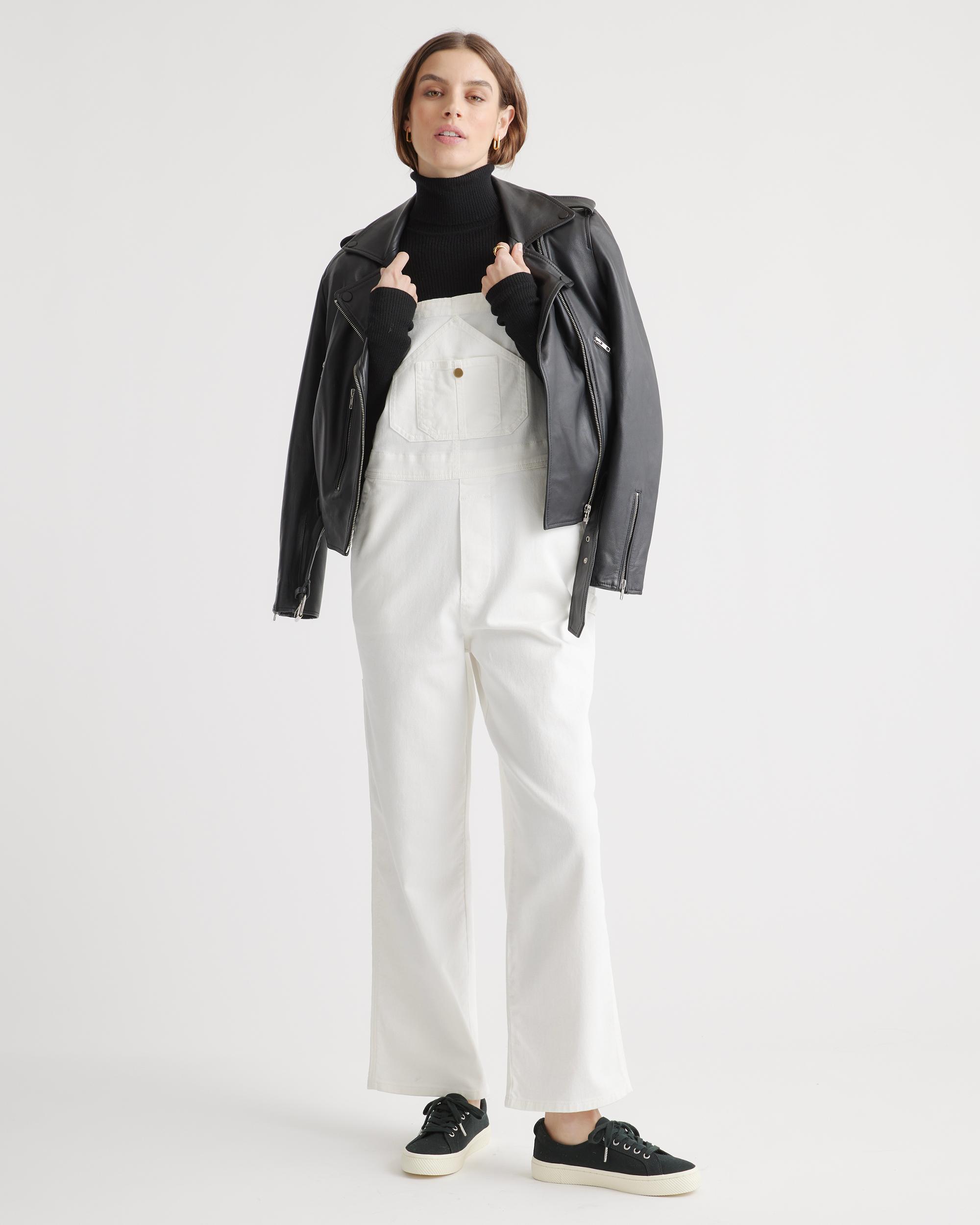 Quince | Women's Organic Stretch Cotton Twill Relaxed Overalls Organic Cotton Product Image