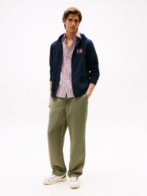 Embroidered Monotype Logo Zip Hoodie Product Image