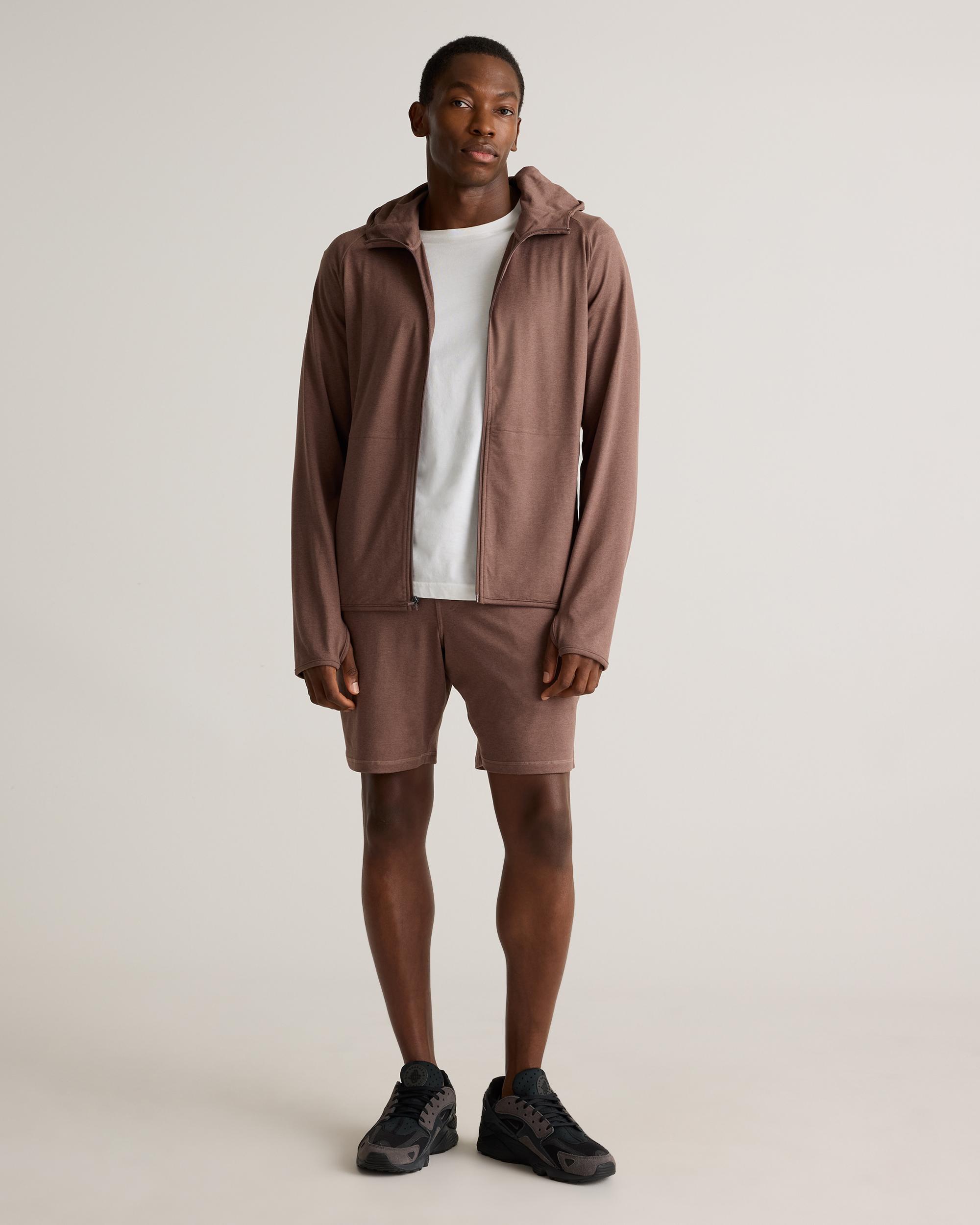 Quince | Men's Flowknit Performance Zip Hoodie Recycled Polyester Product Image