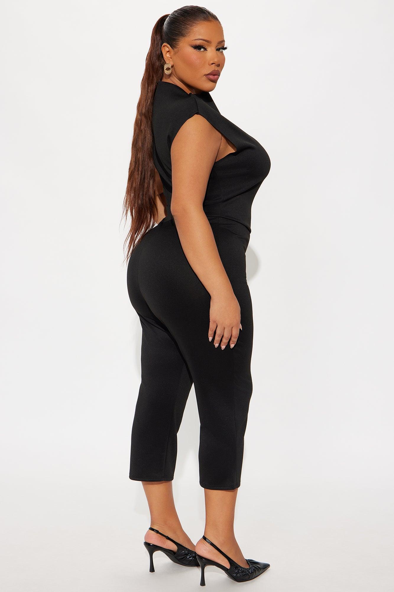 Bad Intentions Capri Jumpsuit - Black Female Product Image