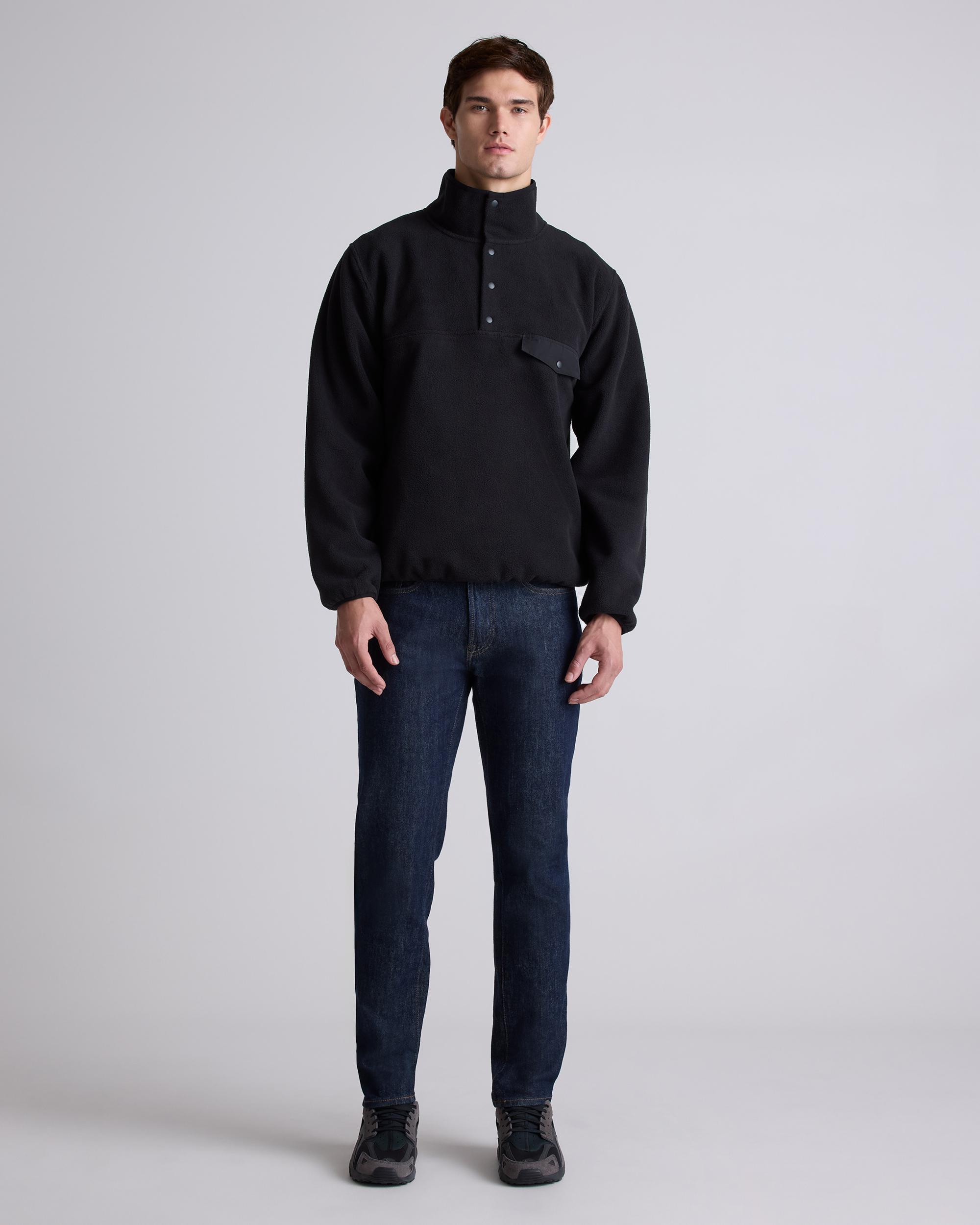 Quince | Men's Polar Fleece Snap Pullover Recycled Polyester Product Image