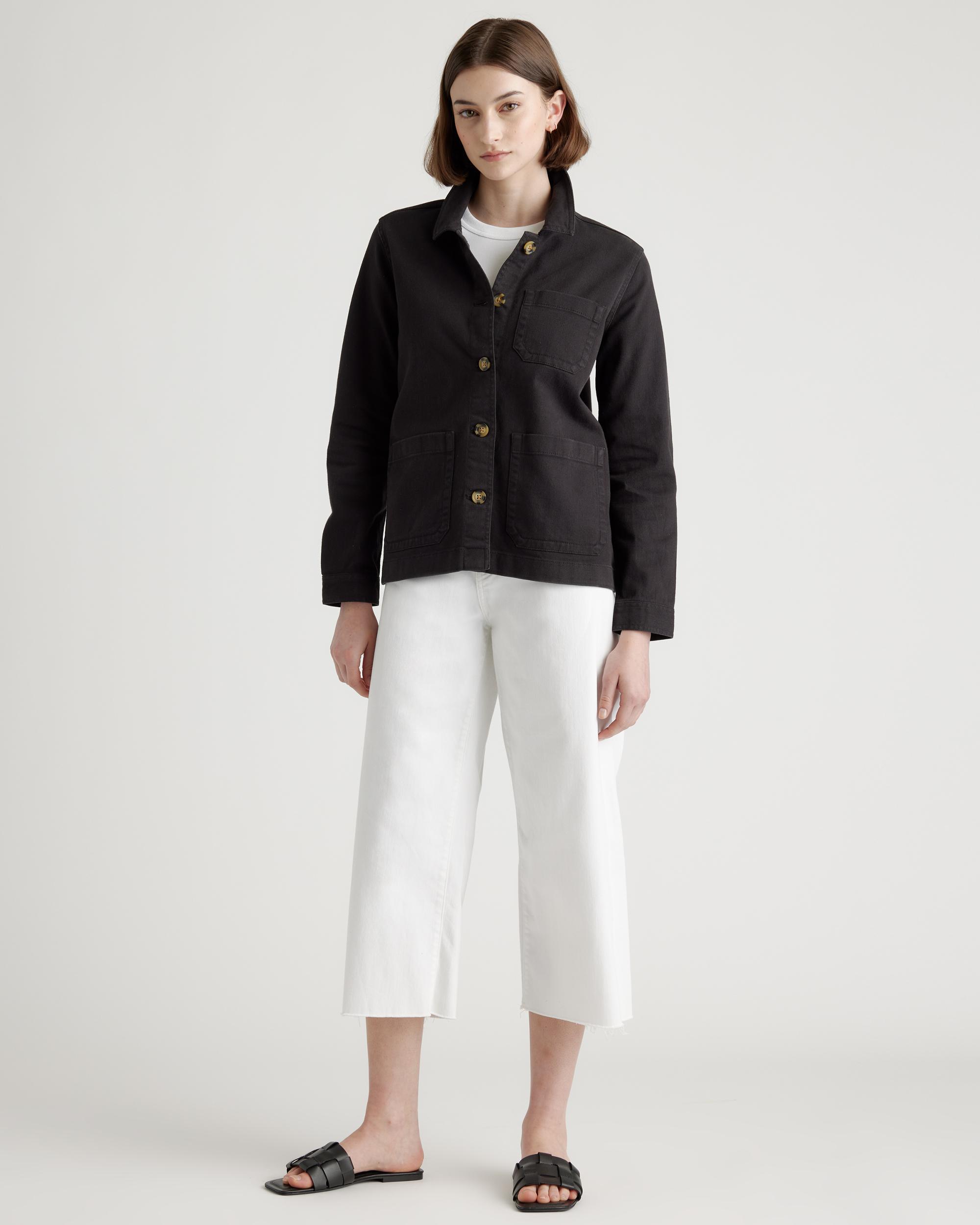 Quince | Women's Organic Comfort Stretch Chore Jacket Size XL, Organic Cotton Product Image