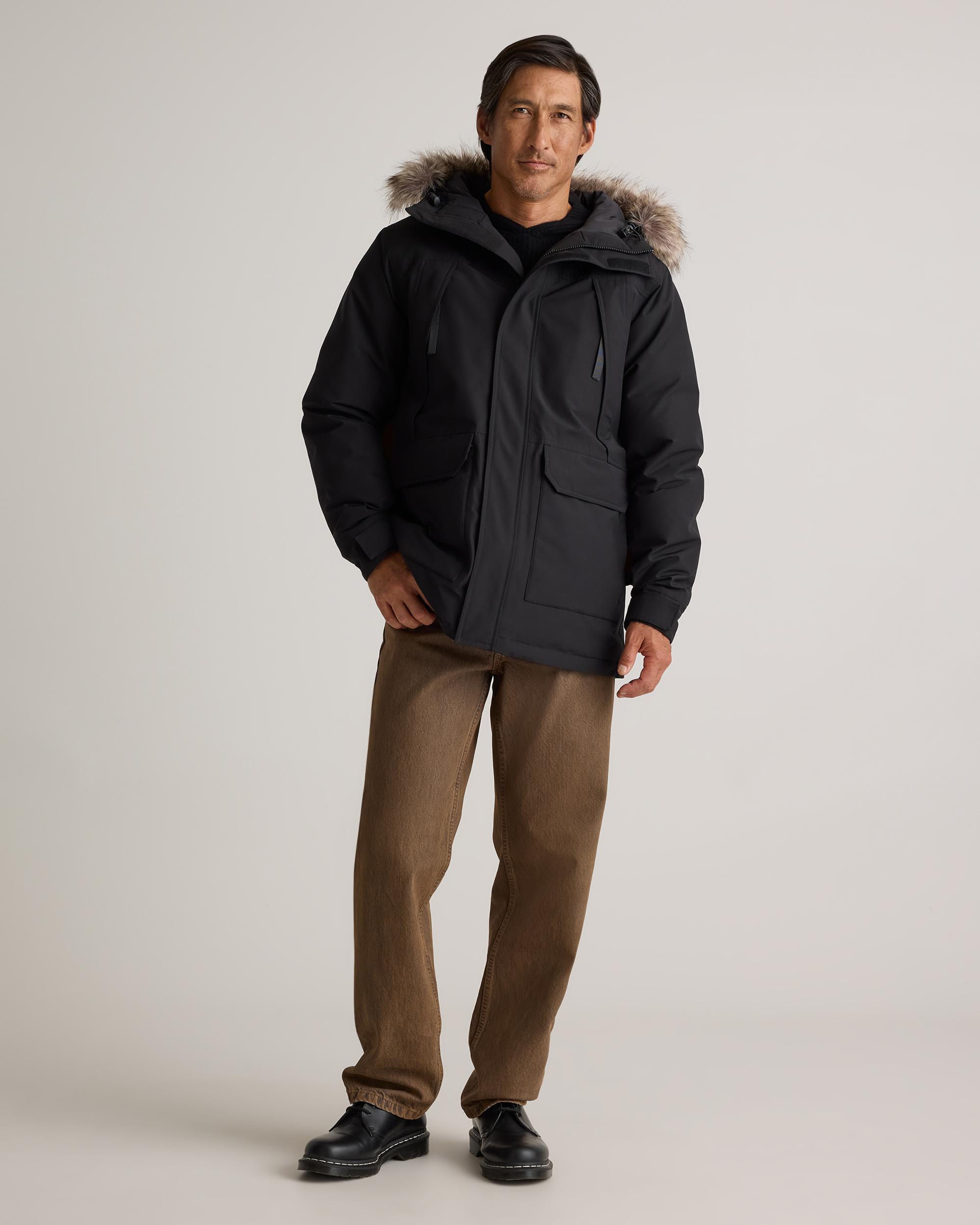 Quince | Men's Responsible Down Hooded Parka Recycled Polyester Product Image