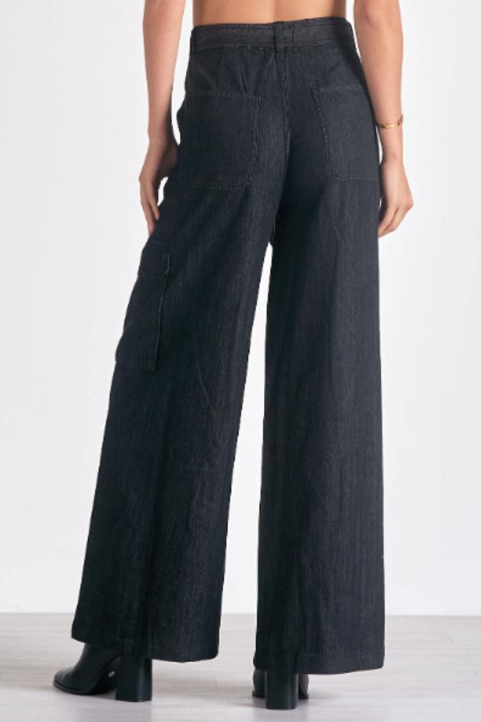 WIDE LEG CARGO PANTS Product Image