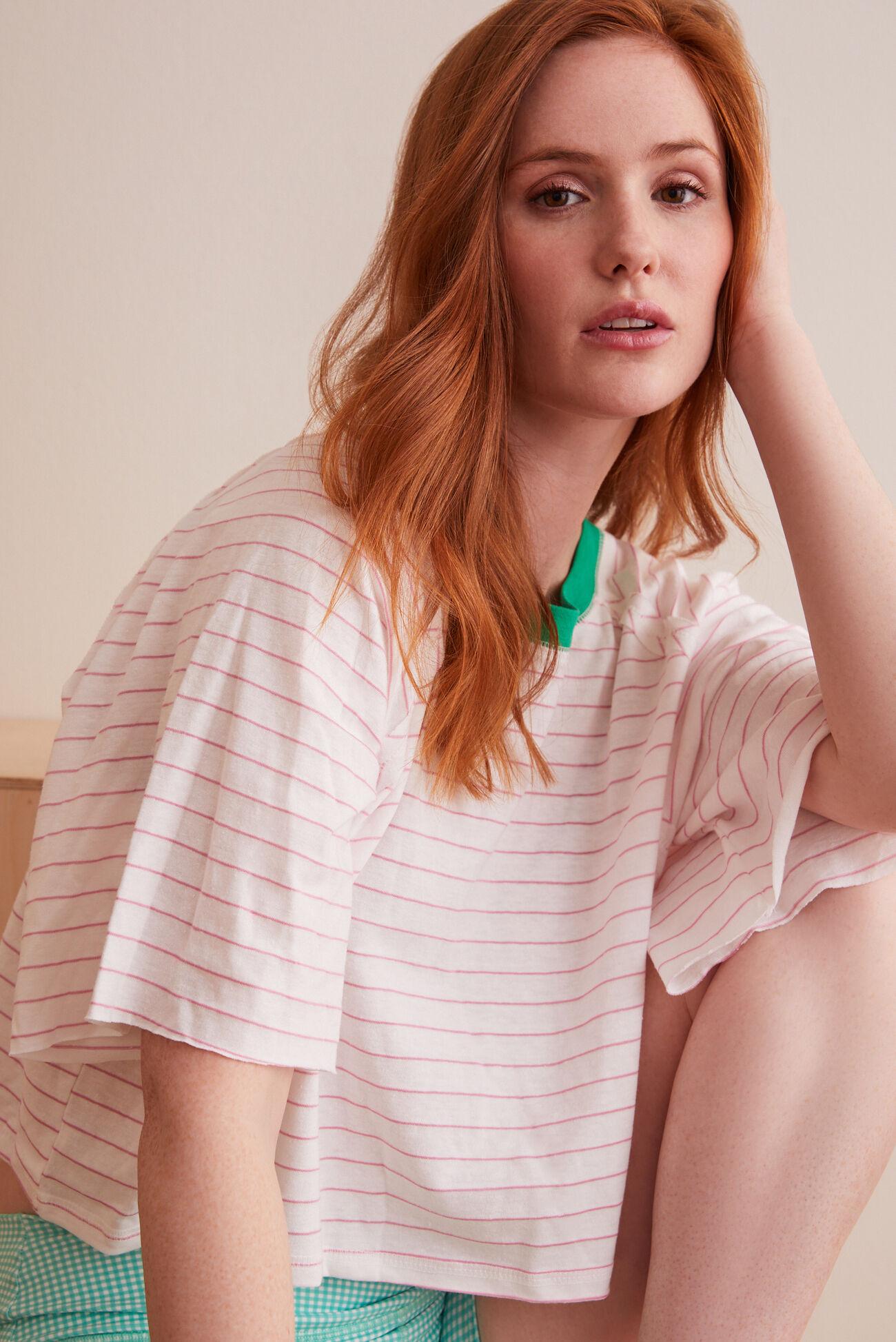 Reset Striped Boxy Tee Product Image