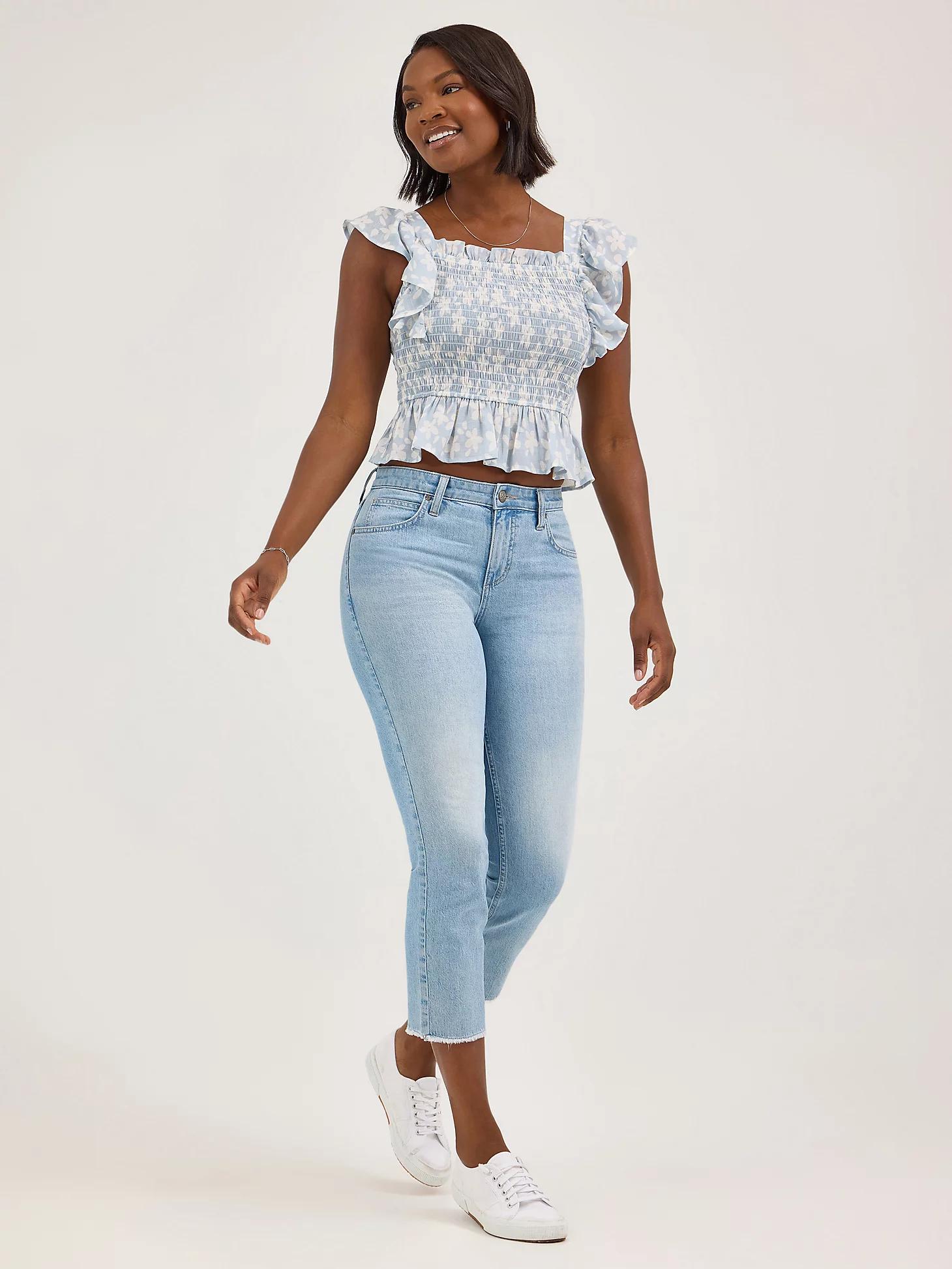 Women's Floral Print Baby Doll Tank | Women's Tops & Tees | Lee® Product Image