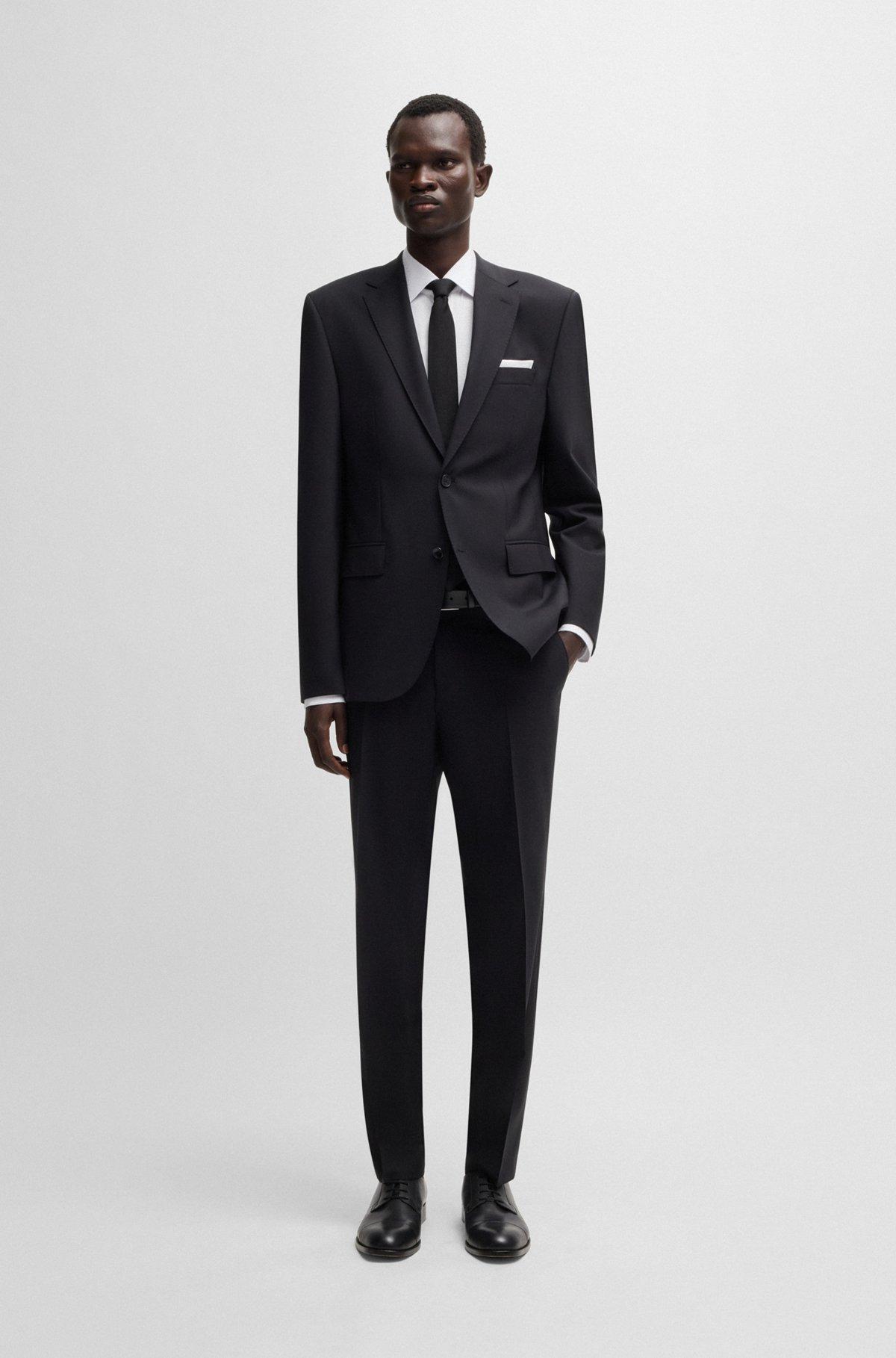 Slim-fit shirt with leaf jacquard Product Image