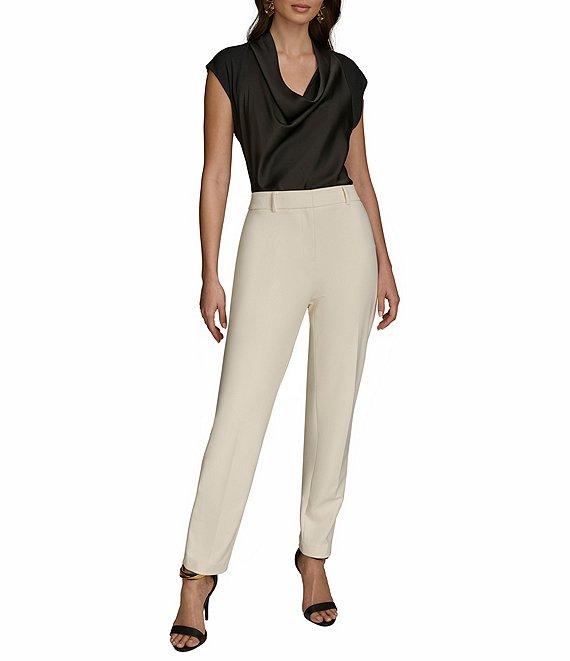 Donna Karan High-Rise Slim Leg Ankle Length Pant Product Image
